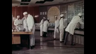 Reactor Control room Chernobyl nuclear power plant Soviet Ukraine Staff working 1980 stock footage