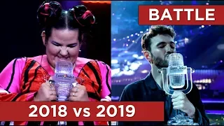 BATTLE | Eurovision 2018 vs 2019 (Live Performances)