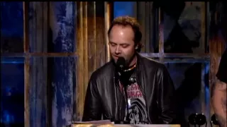 Metallica inducts Black Sabbath Rock and Roll Hall of Fame inductions 2006