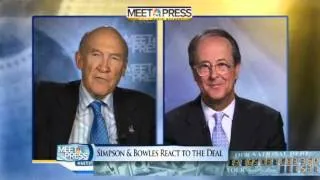 Alan Simpson & Erskine Bowles: Highlights From Meet The Press