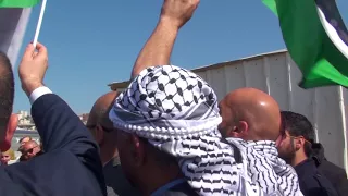 Ofer prison protest for Munther Amira سجن عوفر احتجاجا على منذر عميرة 6/18