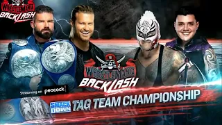 WWE Robert Roode & Dolph Ziggler vs. Rey Mysterio & Dominik at Wrestlemania Backlash 2021 Match Card