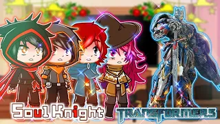 🥷•[Los Personajes De Soul Knight Reaccionan A Optimus Prime]•⚔️ ||•💜Gacha Club💜•||