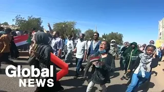 Protesters targeted by tear gas on Sudan streets following President's speech