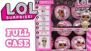 LOL Surprise Glam Glitter Full Case Opening Blind Box Unboxing Toy Review 7 Layers of Surprise