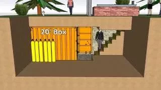 Rifugio anti atomico Container Shelter Box Rifugio