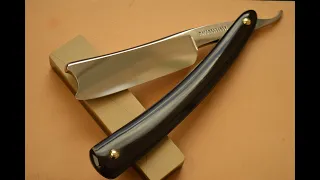 straight razor restoration Wade & Butcher For Barbers Use Wedge Inch blade