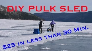 How to make a Pulk Sled, Ski Sled in 30 min. for $25!