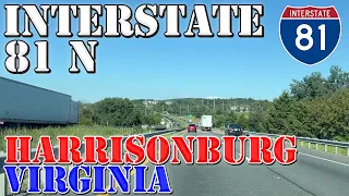 I-81 North - Staunton to Harrisonburg - Virginia - 4K Highway Drive