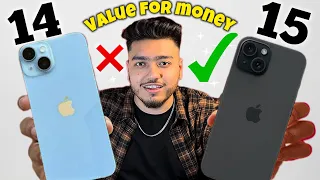 iPhone 15 vs iPhone 14 in 2024 Detailed Comparison 🔥*Hindi* Camera, battery & gaming