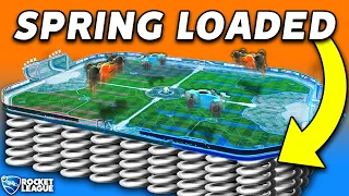 Rocket League, but the field is SPRING LOADED