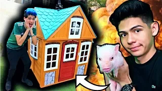 ¡Le CONSTRUYO una MANSIÓN a mi MINI PIG! 🐖 *PuerKix* - [ANTRAX] ☣