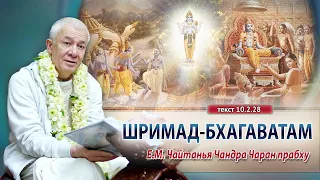 27/04/2024 Гуру-пуджа. Шримад-Бхагаватам 10.2.28. Е.М. Чайтанья Чандра Чаран прабху. Вриндаван парк