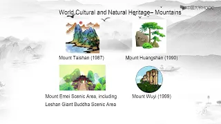 A Glimpse of Chinese Culture 13 World Heritage Sites 13.1 The World Heritage List