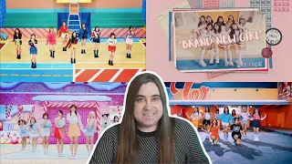 Reacting to TWICE Japanese songs  "One More Time, Candy Pop, Brand New Girl & Wake Me Up" MVs!