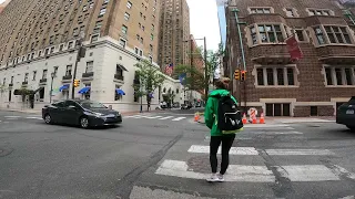 Walk With Me on a Cloudy April Day in Center City Philadelphia. Up & Down Steets. ASMR [4K]