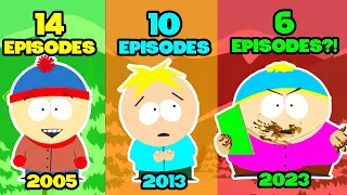 Why Are South Park's SEASONS getting SHORTER!?