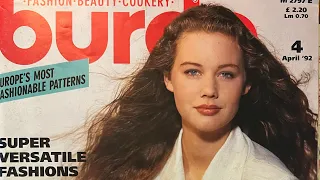 Журнал Бурда апрель 1992 г. ￼ Burda magazine, April 1992. ￼