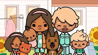 Family Morning Routine In The *BIG FAMILY HOME* 🏡 | *VOICED 🔊 * | Toca Life World 🌎