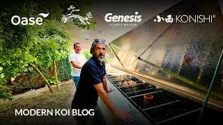 Modern Koi Blog #6061 - Ein einfach gebauter 2.500 Liter Bürstenfilter