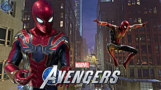 Marvel's Avengers Game - MCU Iron Spider Suit Free Roam Gameplay! [4K 60fps]