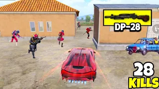 They Underestimated The TRUE Power of DP-28 in BGMI • (28 KILLS) • BGMI Gameplay