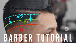 How to FADE the # 2 into the # 1 guide | BARBER TUTORIAL