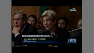 Elizabeth Warren blasts Wells Fargo Chairman and CEO John Stumpf