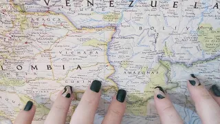 ASMR ~ Amazonas, Venezuela History & Geography ~ Soft Spoken Map Tracing Google Earth