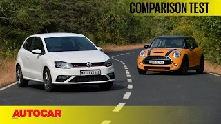 Mini Cooper S vs Volkswagen GTI | Comparison Test | Autocar India
