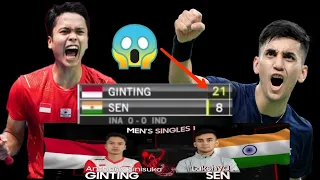 Di Luar Dugaan GINTING vs Lakshya Sen di Thomas Cup | Indonesia vs India |