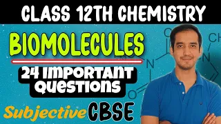 Biomolecules |24 Important questions| Class 12 Chemistry  |Sourabh Raina