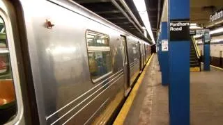 NYC Subway: C.I bound R68 D train at Fordham Rd