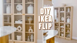 DIY Display Cabinet | IKEA Billy Bookcase Flip!