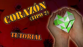 Como hacer Un Corazon (Tipo 2) con Rubik Snake(Serpiente)/Twist Rubik´s en Español