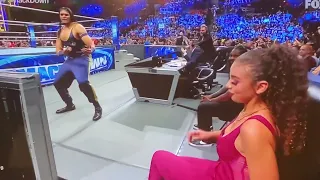 Shanky Dancing With Samantha Irvin! WWE Friday Night Smackdown! 6/3/22