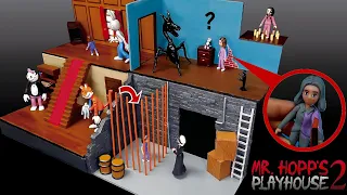 Making All Characters Mr. Hopp's Playhouse 2 | Diorama | Clay Art