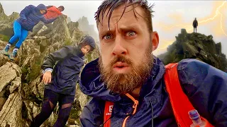 The most dangerous route up Helvellyn - Striding Edge