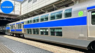 Найбільший в Японії двоповерховий приміський поїзд | Токіо - Хітачі