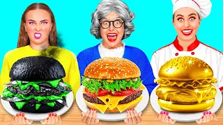 自分 vs おばあちゃんの料理チャレンジ | 料理のクレイジーなアイデア Fun Fun Challenge