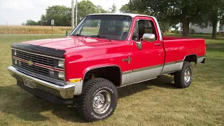 1984 Chevy Square body 4x4 restoration Scottsdale