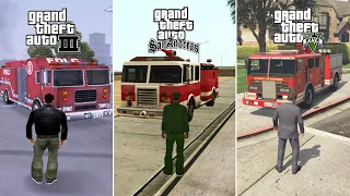 Evolution of FIRE TRUCK LOGIC in GTA Games (2001- 2020)