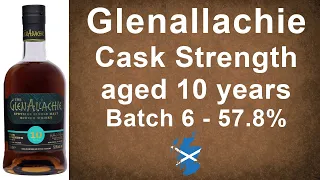 Glenallachie Cask Strength aged 10 years Batch 6 vs Batch 5 Single Malt Scotch Review by WhiskyJason