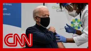 Joe Biden receives first dose of Covid-19 vaccine