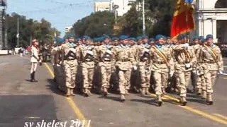Военный парад Кишинев 2011 репетиция ЧАСТЬ 2