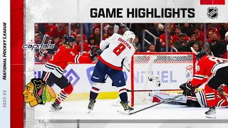 Capitals @ Blackhawks 12/13 | NHL Highlights 2022