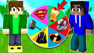 Minecraft RULETA #14 - SOUBOJ nejlepších SUPERHRDINŮ v Minecraftu! (Marvel VS DC) - Hulk VS Loki