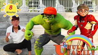 NickHulk and TaniHulk Win Francis Zombie Giant : Scary Teacher 3D In Real Life