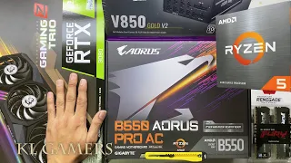 AMD Ryzen 5 5600X GIGABYTE B550 AORUS PRO AC RTX3080 GAMING Z TRIO MASTERBOX TD500 MESH