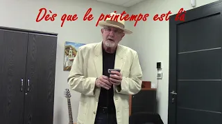 "DES QUE LE PRINTEMPS REVIENT"  (Hugues Aufray) à l'harmonica diatonique